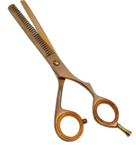 กรรไกรซอยผมใบมีดสแตนเลสแบบปลายทู่คม 30 ซี่ฟัน สำหรับคนถนัดขวา เหมาะสำหรับตัดผมชายและหญิง - Product Image 1