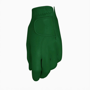 Gant de golf pour droitier en cuir véritable, doigts complets, léger, unisexe, performance sportive, fermeture à enfiler, imperméable, vente en gros - Product Image 1