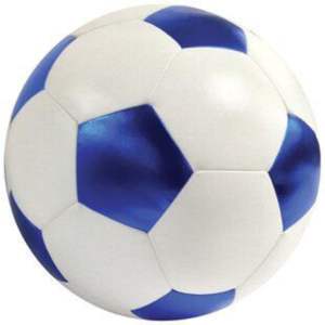 Balón de Fútbol Premium de PU para Entrenamiento, Cosido a Máquina, Amarillo y Azul, Balón de Fútbol Profesional para Entrenamiento, Tamaño Duradero, Cuero PU - Product Image 6