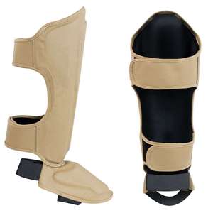 Espinilleras de Cuero con Cierre de Velcro, Protección Ligera para Boxeo, Kickboxing, MMA, Muay Thai, Adultos, Todas las Temporadas - Product Image 6