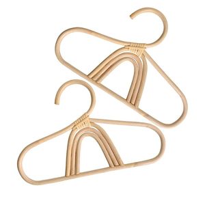 Woven Rattan Clothes <b>Hanger</b> Vietnam Natural <b>Hangers</b> for Clothes for Boutique Wardrobe Use and Towel <b>Hanger</b> Bathroom Decor - Product Image 1