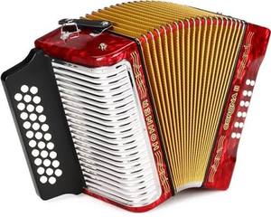 Nouvel accordéon diatonique Hohner Corona II F/Bb/Eb fabriqué dans le Guangdong - Product Image 2