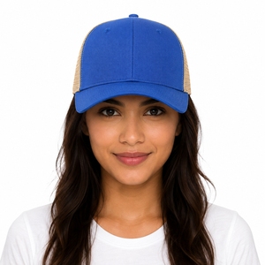 Gorra Trucker Unisex Color Azul Rey, Ajustable, Malla Transpirable, Ajuste Ajustable, Diseño Ligero, Tela Suave, Uso Cómodo - Product Image 1