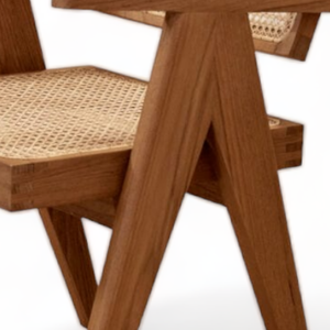 Leisure Style Wooden and Rattan <b>Seat</b> with Minimalist Design and Teak Wooden Frame Material for Home Furniture - Product Image 6