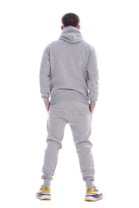 Mens Acid Wash Lightweight Hooded Plain Tracksuit Fleece Ribbed Cuff <b>Sweatshirts</b> Cotton Blend Joggers Leisurewear - Product Image 4