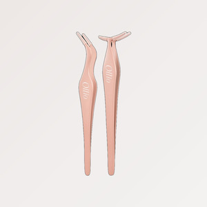 Pestañas postizas Olio sin pegamento, pinzas para pestañas en forma de L, extensiones de pestañas Yelix - Product Image 6
