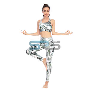 Conjunto Deportivo de Yoga de 2 Piezas para Mujer, Shorts de Cintura Elástica, Transpirables, Ajustados, Tela Inteligente, Casual, para Correr - Product Image 6