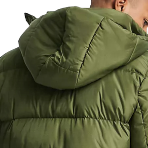 Chaqueta Acolchada para Hombre de Color Sólido, Hecha a Medida, de Alta Calidad y Más Vendida, con Capucha, para Uso en Exteriores en Invierno - Product Image 5