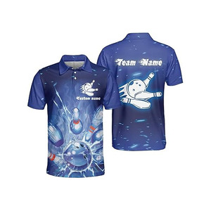 Wholesale Printed <b>Bowling</b> Jerseys 100% Polyester Drop Shoulder Sportswear Plus Size Team <b>Shirts</b> Men's for <b>Shirts</b> Breathable - Product Image 4