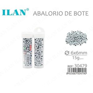 ILAN Abalorio a Forma di Barattolo 6x6mm 15g Numeri per Creazione di Gioielli - Product Image 3