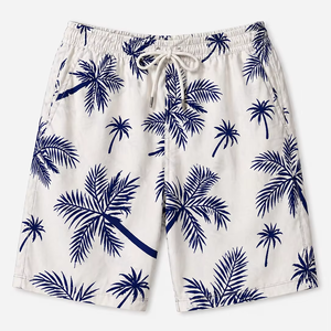 100% Poly Men's Casual Beech Wear Summer Shirt 300 Grams Breathable Quick Dry Eco-Friendly Short Sleeve Floral Print Design - Product Image 4