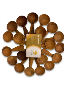 Cuchara Medidora de Madera, Cuchara Artesanal de Madera para Ingredientes Secos, Uso en Repostería y Cocina, Hecha en Vietnam - Product Image 3