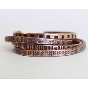 Pulsera de Cobre Premium de Moda Destacada con Diseño Intrincado - Product Image 6
