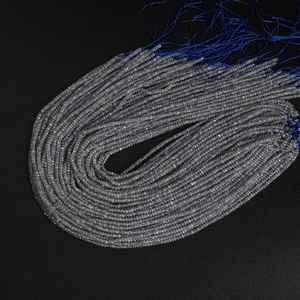 ลูกปัดลาบราดอไรต์ใส แท้จากธรรมชาติ ร้อยเป็นเส้นเต็มเม็ด ทรงเหลี่ยม รอนเดลล์ ลูกปัดหลวม 15 นิ้ว ขายส่งจำนวนมาก - Product Image 4