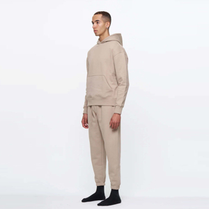 Tracksuits OEM Manufacturer Print Cut Hem Stacked Sweat <b>Pants</b> <b>Set</b> for Men Jogger <b>Sets</b> Hem Top <b>2</b> <b>Piece</b> Men Tracksuits <b>Set</b> - Product Image 1
