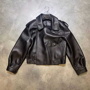 Chaqueta de cuero para motociclista de carreras para hombre - Product Image 2