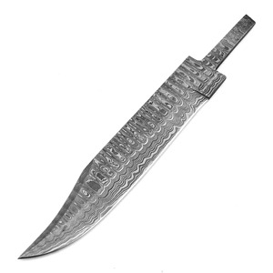 Custom Handmade Damascus Steel <b>Clip</b> Point Straight Edge Blank Blade Handle 12-inch Hunting Knife OEM/ODM/OBM - Product Image 6