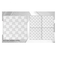 Carreaux de sol en porcelaine émaillée de haute qualité 600x600, motif diamant brillant, style européen moderne, pour décoration murale intérieure, effet brique.