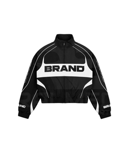 High Quality Eco-Friendly Heavyweight Windbreaker Tracksuit Regular Fit Polyester/Nylon Hoodie <b>Jacket</b> <b>Short</b> Set Screen Printing - Product Image 2