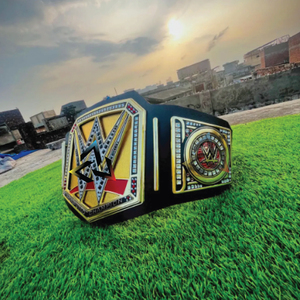 Cinturón de Campeonato de Lucha Libre W-W-E para Adultos, Acabado en Oro de 18K, Cinturón de Campeonato Indiscutible - Product Image 3
