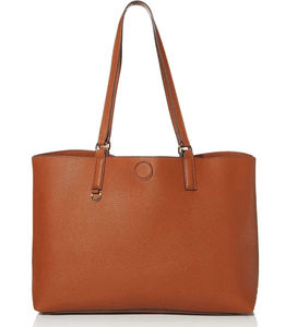 Bolsos de Mano de Diseño Vintage para Mujer, con Dos Cierres, Impermeables, Ligeros, de Cuero Genuino, para la Vida Diaria, Modernos, con Patrón Sólido - Product Image 6