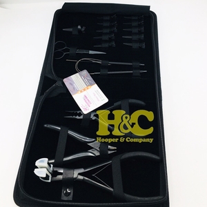 Nuevo Kit de Herramientas para Extensiones de Cabello Negro con Logo, Oferta de Kit de Extensiones de Cabello de Acero Inoxidable, Alicates Sostenibles para Extensiones de Cabello, Herramienta de Alicates para Cinta Adhesiva - Product Image 3
