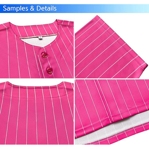 <b>Tie</b> Dye Baseball Jersey Hippie Colorful Print Button Front Vintage Softball Top Streetwear - Product Image 4