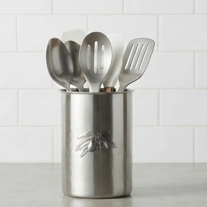 Support à ustensiles en métal au design haut de gamme, porte-couverts en acier inoxydable, support à épices et à vaisselle en métal pour cuisine - Product Image 1