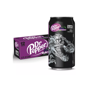 Refresco de Dr Pepper Sabor Mora, 12 Latas de 12 oz Cada Una, con la Icónica Marca de Dr Pepper para un Alto Reconocimiento de Marca, Disponible para Pedidos al por Mayor - Product Image 1