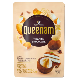 Dragées au chocolat en vente directe d'usine, OEM/ODM HALAL 75G, Tiramisu enrobé d'amandes, noix de cajou, noix de macadamia, bonbons et snacks - Product Image 1