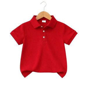 Camiseta Polo de Punto Informal para Niños al por Mayor, 100% Algodón, Bordado Personalizado, Manga Corta, Transpirable, Ropa de Verano para Niños - Product Image 1
