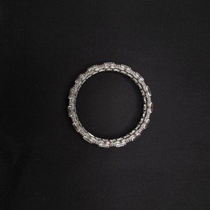 Luxury 8K White Gold IGI Certified Lab Grown Diamond <b>Bangle</b> <b>Bracelet</b> with 72.97 Carats of White and Pink Diamonds - Product Image 3