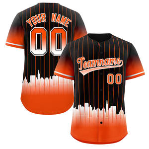 Fabrication de maillots de baseball personnalisés, maillot de baseball en tissu résistant, maillot de baseball par sublimation avec manches - Product Image 5