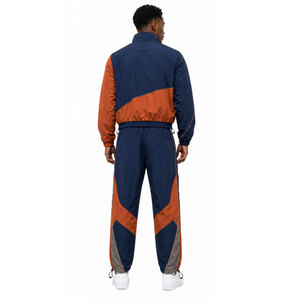 2027 Windbreaker Tracksuit Drop Shoulder Water Proof 2 Piece Drop Shoulder <b>Zipper</b> <b>Jacket</b> and Trouser Set For Men's - Product Image 3