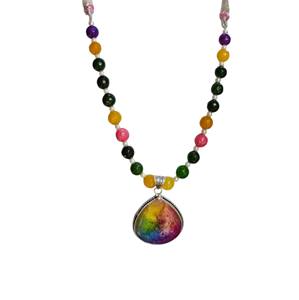 สร้อยคอทองเหลืองคุณภาพพรีเมียมประดับลูกปัดสไตล์ชาติพันธุ์ รูปทรงหยดน้ำและหัวใจ ทำด้วยมือ ประดับด้วยหินแท้ สำหรับผู้หญิง แฟชั่นทันสมัย เหมาะสำหรับงานคริสเตียน - Product Image 6