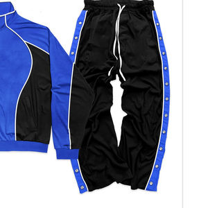 Ensemble de survêtements personnalisés de haute qualité, coupe-vent de sport pour hommes, survêtement utilitaire imperméable pour hommes, vente en gros - Product Image 3