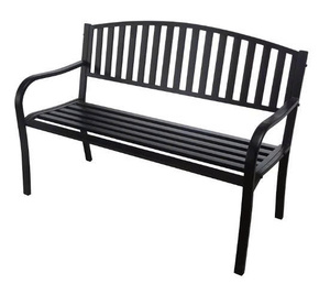 Hot Sale Promotion Kingjoy C18001 128cm Stainless Steel Traditional Modern Eco-Friendly 4-Seater Outdoor Patio <b>Bench</b> Made - Product Image 1