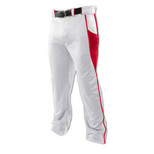 Men's <b>Baseball</b> Uniform Set Red White Black half Sleeve Jersey Pants Breathable Polyester All Seasons Team Apparel - Product Image 3