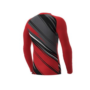 เสื้อรัดกล้ามเนื้อผู้ชายสำหรับ BJJ MMA มวย ชกมวย ระบายอากาศได้ดี พิมพ์ลายด้วยความร้อน OEM แห้งเร็ว ป้องกันแบคทีเรีย ผลิตจากผ้าสแปนเด็กซ์/ไนลอน - Product Image 3