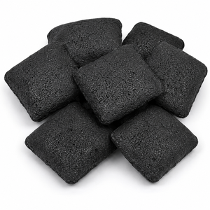 65-80% Fixed Carbon 100% Wood Sawdust Black Charcoal Briquettes | Long Burn Time Low Smoke Odorless Hexagonal Shape | 7000 - Product Image 3
