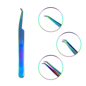 Pinzas para Pestañas, Herramientas para Pestañas, Pinzas Resistentes y Duraderas, Pinzas Coloridas de Moda, Pinzas Profesionales de Marca Privada de Acero Inoxidable - Product Image 6