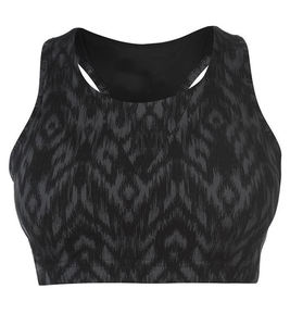 Conjunto Deportivo de Yoga para Mujer Talla Grande XL, Personalizado con Sublimación, Top Corto Tipo Tanga con Relleno Independiente en el Pecho, Sujetador Deportivo para Mujer - Product Image 1