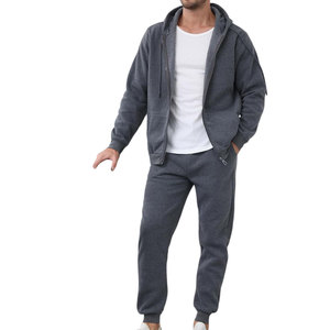 Conjunto Deportivo de Algodón de Alta Calidad OEM de 350GSM, Unisex, para Hombre, Personalizable, Sudadera con Capucha y Pantalones Deportivos 100% Algodón - Product Image 4