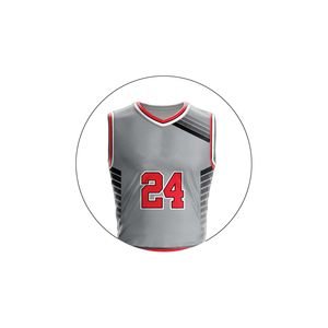 Nouveaux uniformes de basketball d'été sur mesure pour fabricants professionnels, 100 % polyester, courts, respirants, imprimés par transfert thermique - Product Image 2