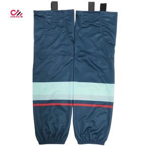 New Best Quality Ice Hockey Sportswear Outdoor Training <b>Socks</b> for Men and Custom Logo Sublimation Printing <b>Socks</b> Sports Wear - Product Image 3