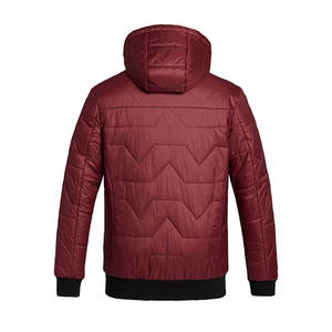 Veste matelassée imperméable pour homme à col montant, style designer, hiver, rembourrée, idéale pour l'extérieur, avec capuche amovible, doudoune personnalisable - Product Image 2