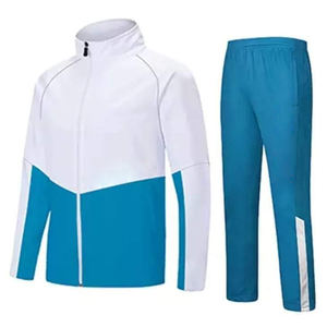 Conjunto Deportivo de Dos Piezas para Hombre, Ropa Deportiva de Gimnasio, Bordado, 100% Poliéster de Alta Calidad, Traje de Entrenamiento para Correr - Product Image 5