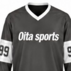 Maillot de hockey sur glace gris anthracite pour homme, manches longues, en polyester, uniforme d'équipe, tenue d'entraînement et de match, vêtements de sport - Product Image 3