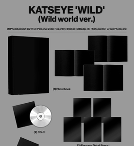 KATSEYE [WILD] SET CD Officiel Musique Pop Coréenne Album de Collection pour Tous les Âges Cadeau Bluewave-40 - Product Image 4