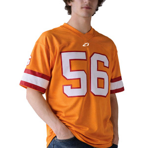 Camiseta Deportiva Clásica de Fútbol Americano con Malla, Cuello en V, para Hombre, Diseño Personalizado con Logotipo, Etiqueta Privada - Product Image 3